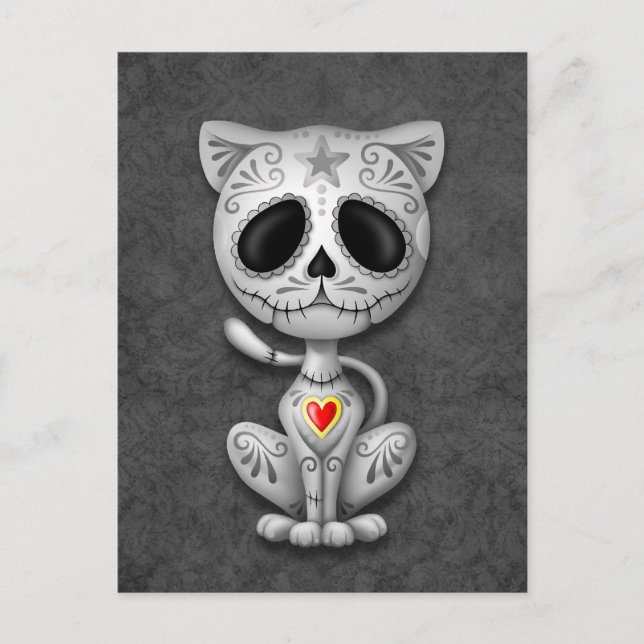 Postal Oscuro Zombie Sugar Kitten (Anverso)