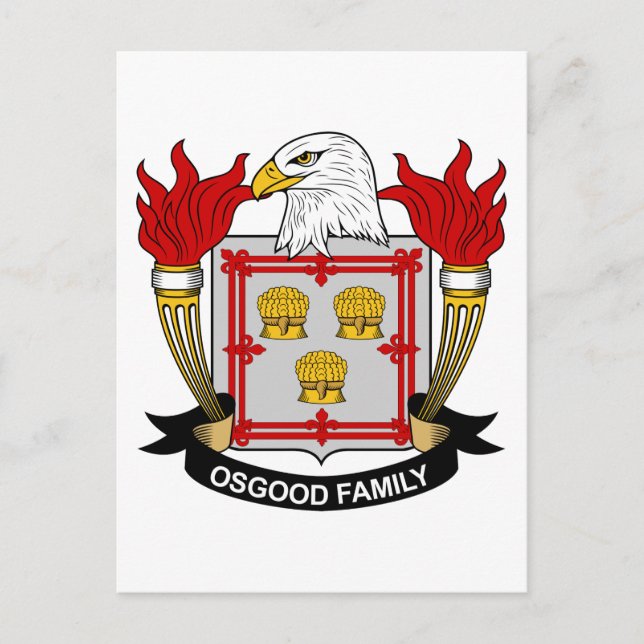 Postal Osgood Family Crest (Anverso)