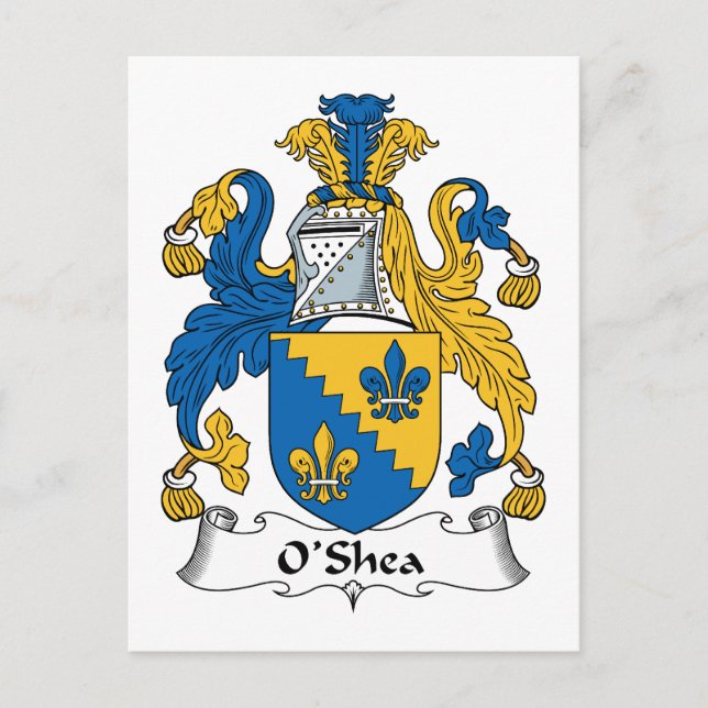 Postal O'Shea Family Crest (Anverso)