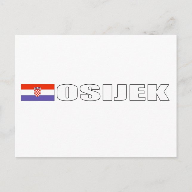Postal Osijek, Croacia (Anverso)
