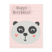 Osito Panda Lindo - Cumpleaños de Niños