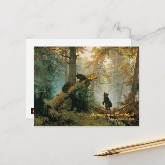 Postal Ositos 1889 Vintage (Anverso/Reverso In Situ)