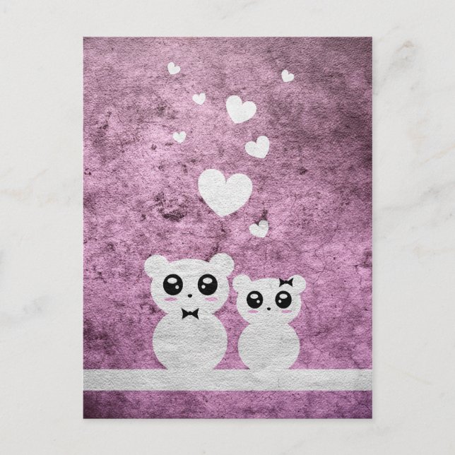 Postal Ositos de amor - Postcard (Anverso)
