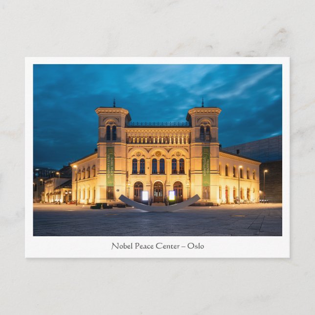 Postal Oslo Noruega (Anverso)