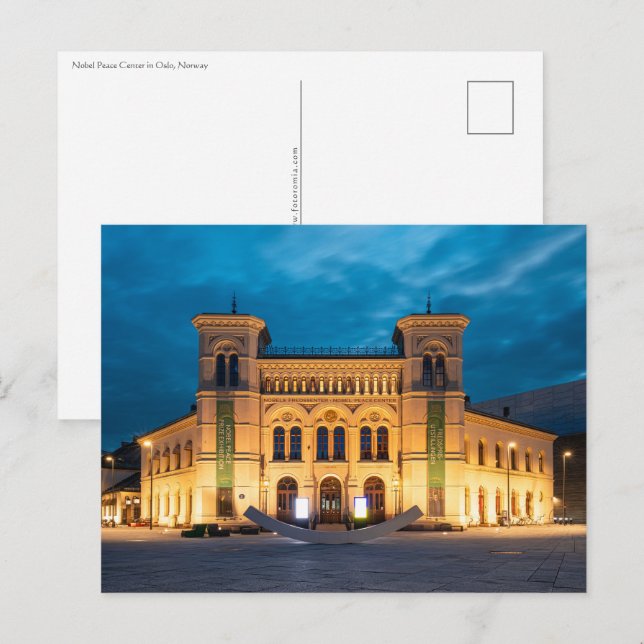 Postal Oslo Noruega (Anverso / Reverso)