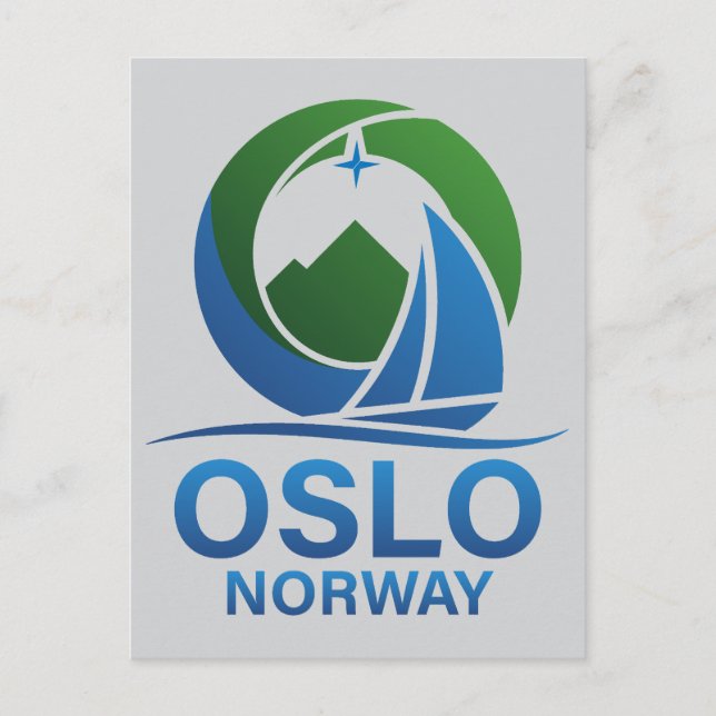 Postal Oslo Noruega Europa (Anverso)