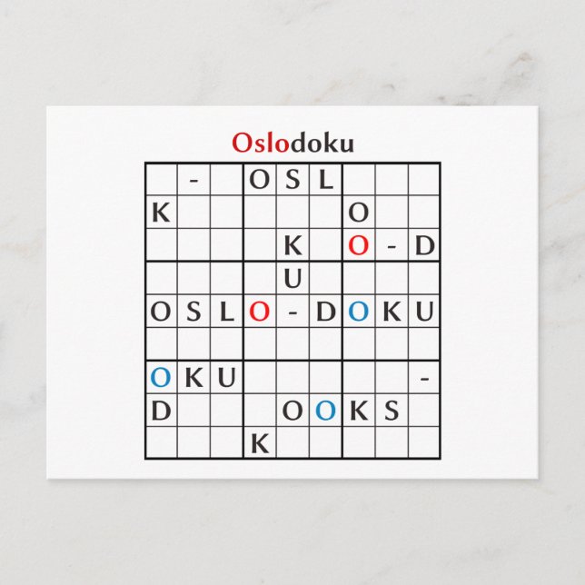Postal oslodoku (Anverso)