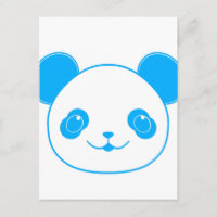 Oso azul de Kawaii Panda