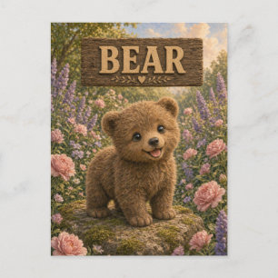 Postal Oso Cachorro Libro de Cuentos Infantil Animal de G