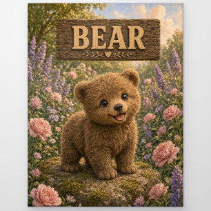 Postal Oso Cachorro Libro de Cuentos Infantil Animal de G