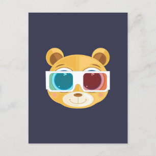 Postal Oso de peluche - 3D