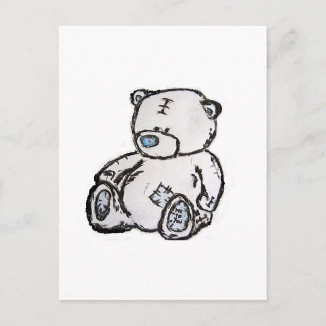 Postal Oso de peluche del ático (Anverso)