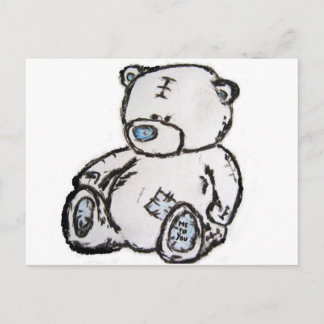 Postal Oso de peluche del ático