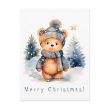 Oso de peluche en el bosque, personalizado