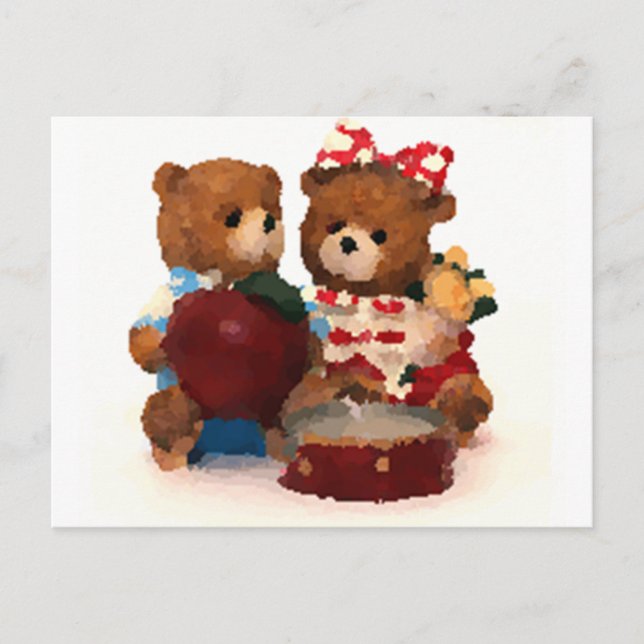 Postal Oso de Teddy (Anverso)