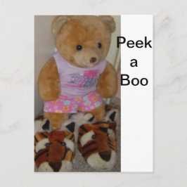 Postal "Oso de verano en zapatos de tigre" CricketDiane