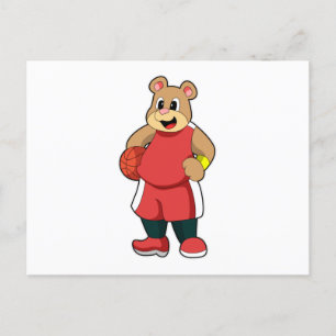 Postal Oso en deportes de baloncesto