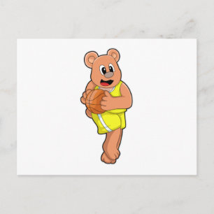 Postal Oso en el baloncesto