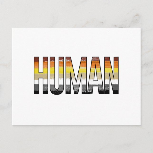 Postal Oso Humano (Anverso)