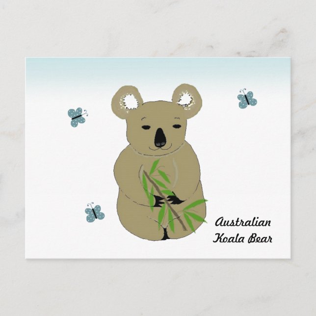Postal Oso Koala (Anverso)
