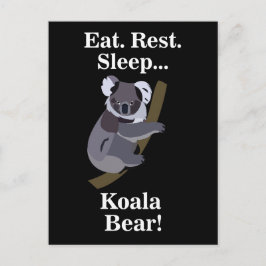 Postal Oso Koala Divertido