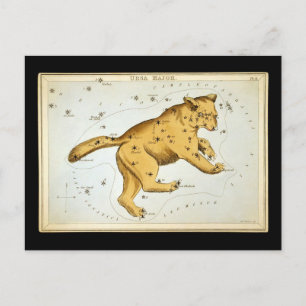 Postal Oso Mayor Vintage