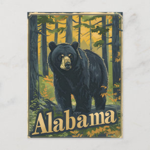 Postal Oso negro de Alabama