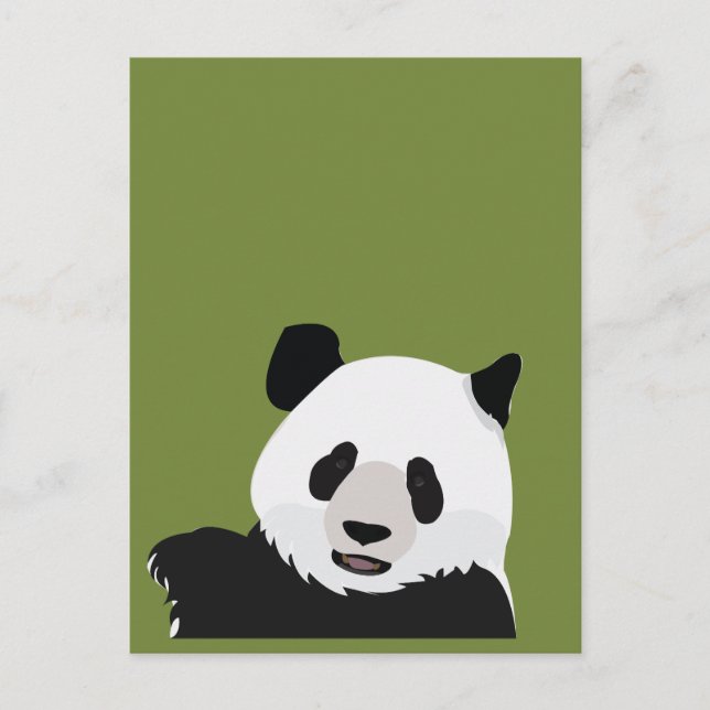 Postal Oso Panda (Anverso)