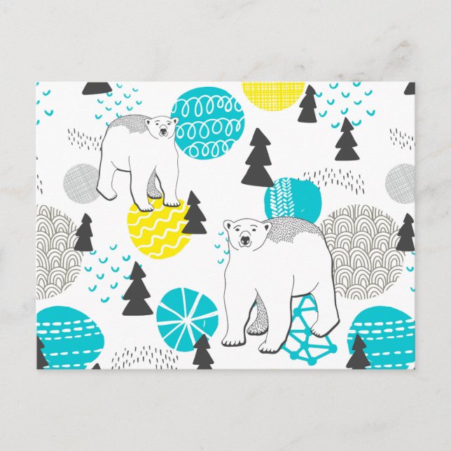 Postal Oso polar (Anverso)