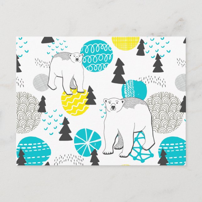 Postal Oso polar (Anverso)