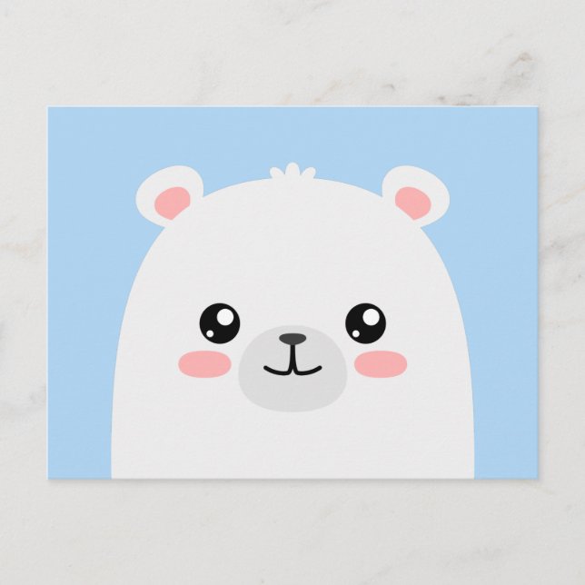 Postal Oso polar (Anverso)