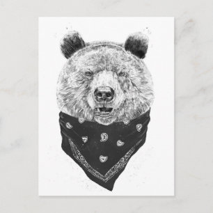 Postal Oso salvaje