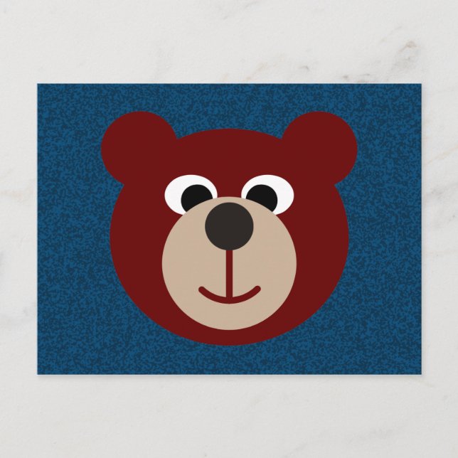 Postal Oso sonriente (Anverso)