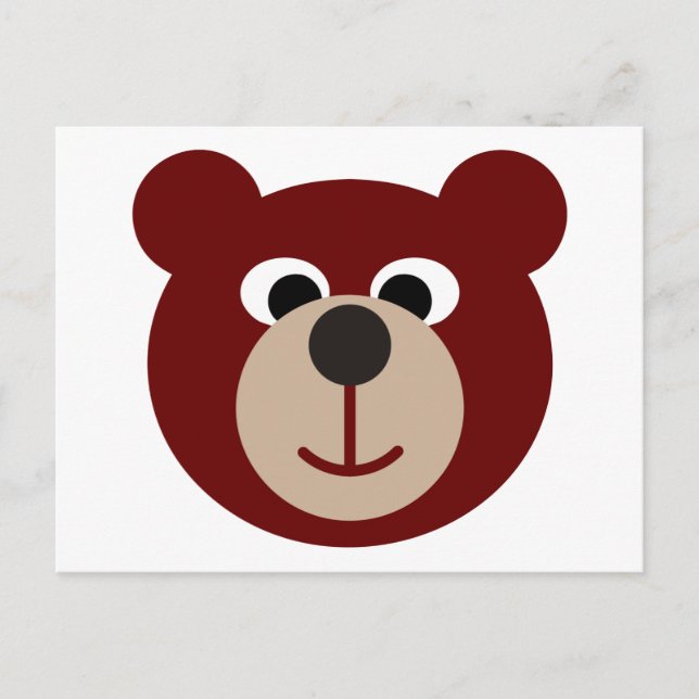 Postal Oso sonriente (Anverso)