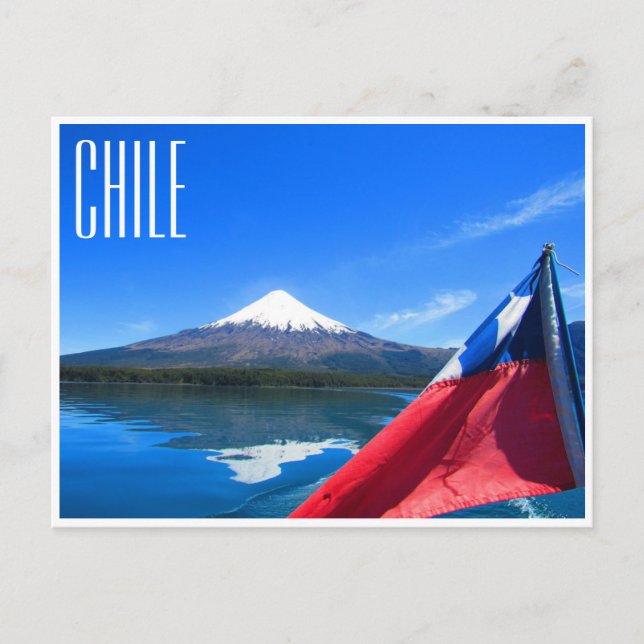 Postal osorno flag chile (Anverso)