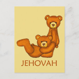 Postal Osos de Biblia ~ Servir las Escrituras de Jehová