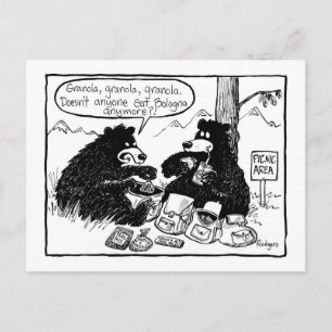 Postal osos de granola