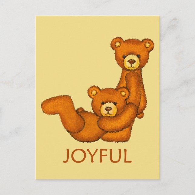 Postal Osos de la Biblia ~ Escritura Jugosa (Anverso)