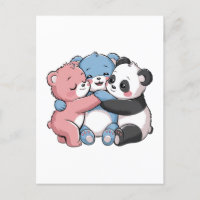 Osos de peluche con panda