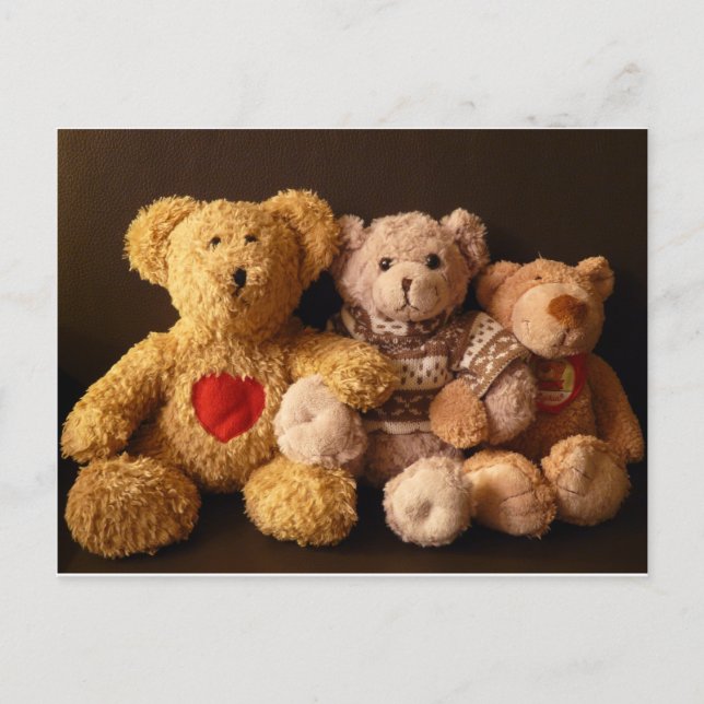 Postal OSOS de PELUCHE (en productos multi) (Anverso)
