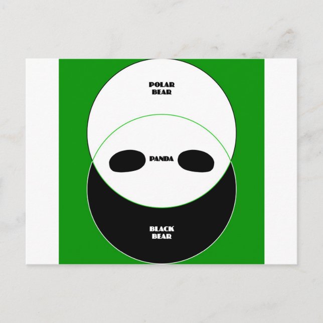 Postal Osos gráficos (Anverso)