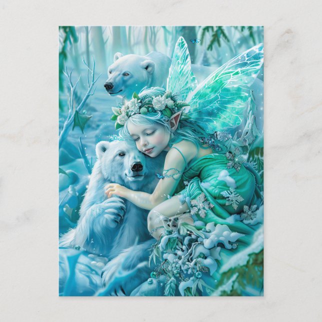 Postal Osos polares infantiles y lúdicos (Anverso)