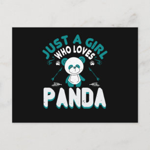 Postal Osos - Solo una chica que ama Panda