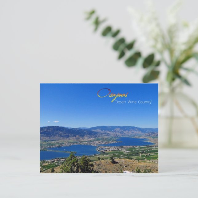 Postal Osoyoos Desert Wine Country (Anverso de pie)
