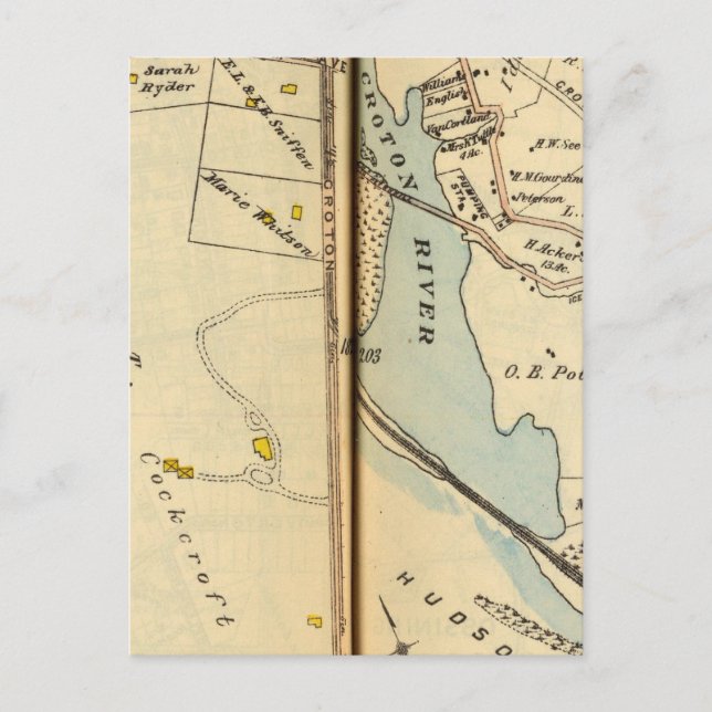 Postal Ossining, Nueva York 2 (Anverso)