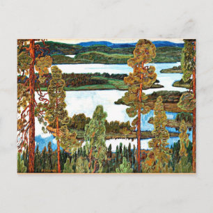 Postal Osslund - Paisaje veraniego de Norland