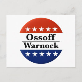 Postal Ossoff Warnock Georgia Runoffs