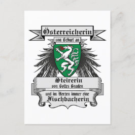 Postal Österreich Steirerin von Gottes Gnaden Wappen