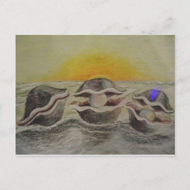 Postal Ostras y perlas (Anverso)