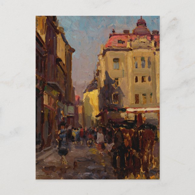 Postal Ostrava por Jozef Teodor Mousson  (Anverso)